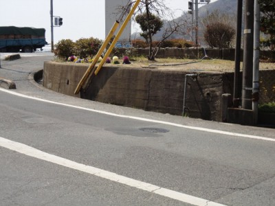 きれいになった県道路面